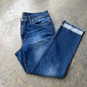 JCrew Slim Broken In Boyfriend Jean with Step Hem